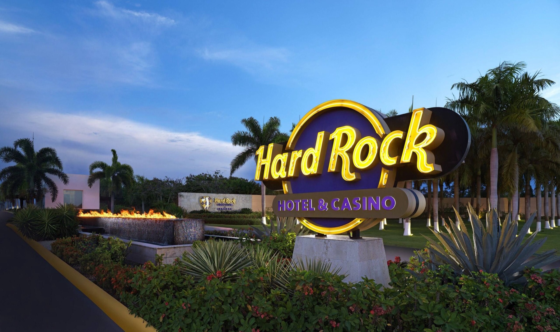 Resort area entrance